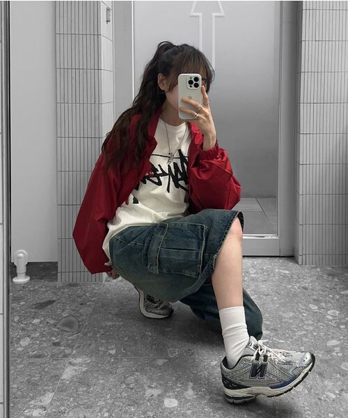 MAINBOOTH(メインブース)の「Vintage Cargo Denim Shorts(GRAY)(その他パンツ・レディース・その他・2/3/1)」の11枚目の写真
