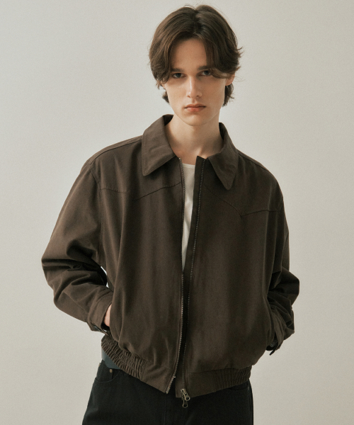 WEDNESDAY OASIS(ウェンズデーオアシス)の「ダストウェスタントラッカージャケット_BROWN(W25-OT07)(デニムジャケット・メンズ・ブラウン・FREE)」の1枚目の写真