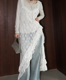 chuclla | レースレイヤード キャミワンピース chw26s014(ワンピース)