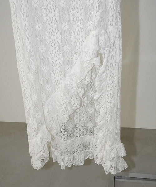 chuclla(チュクラ)の「レースレイヤード キャミワンピース chw26s014(ワンピース・レディース・ホワイト・FREE)」の15枚目の写真