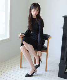 YUPPE（ヨッペ）の「TWO TONE ONEPIECE_BLACK（ワンピース）」
