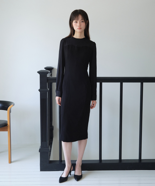 YUPPE(ヨッペ)の「TWO TONE ONEPIECE_BLACK(ワンピース・レディース・その他・SMALL/MEDIUM)」の5枚目の写真