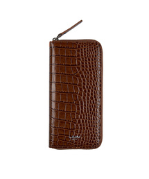LMN3011（エルエムエヌ3011）の「クロコダイルエンボ長財布-タンブラウン（札入れ/マネークリップ）」