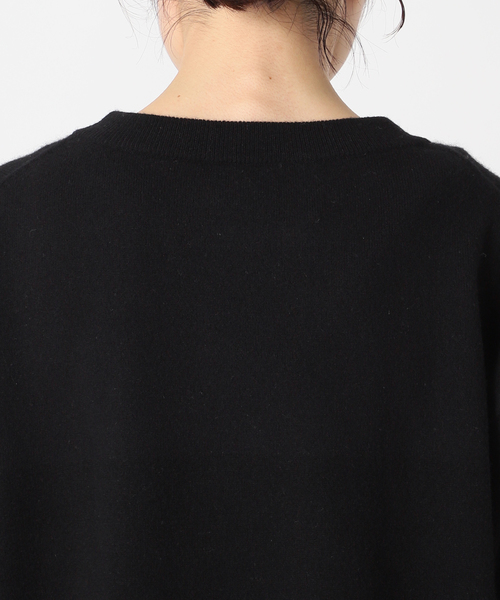 Spick & Span（スピックアンドスパン）の「《WEB限定 / 追加2》ESSENCEロゴニット（ニット/セーター・レディース・ブラック/ブラウン/グレー・FREE）」の4枚目の写真