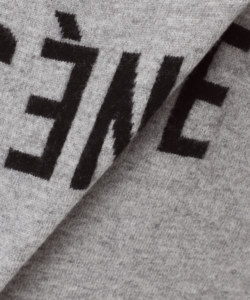 Spick & Span（スピックアンドスパン）の「《WEB限定 / 追加2》ESSENCEロゴニット（ニット/セーター・レディース・ブラック/ブラウン/グレー・FREE）」の13枚目の写真