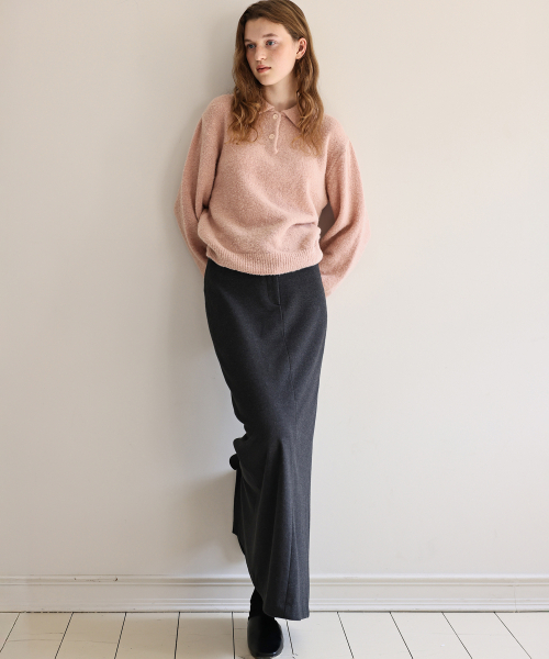 ANDNEEDS（アンドニーズ）の「Monica long skirt (charcoal)（スカート・レディース・その他・SMALL/MEDIUM）」の3枚目の写真