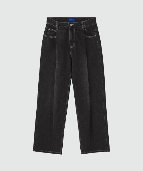 DECET（デケト）の「Deep Pleats Wide Jeans DCPT030Black（デニムパンツ・レディース・その他・34/32/30/26/28）」の10枚目の写真