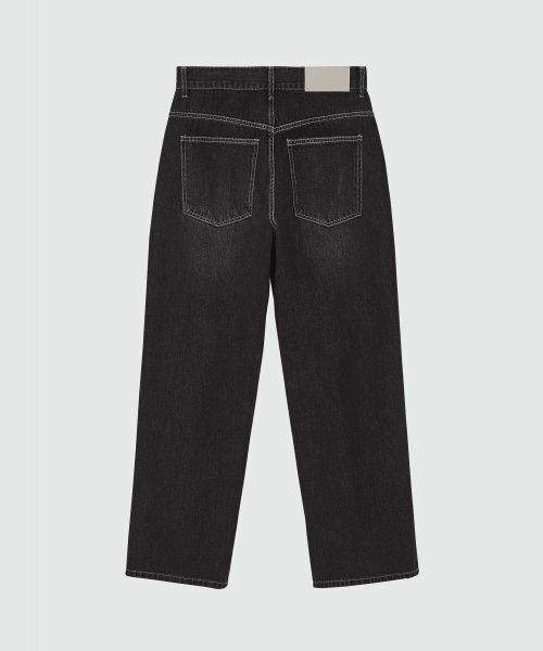 DECET（デケト）の「Deep Pleats Wide Jeans DCPT030Black（デニムパンツ・レディース・その他・34/32/30/26/28）」の11枚目の写真