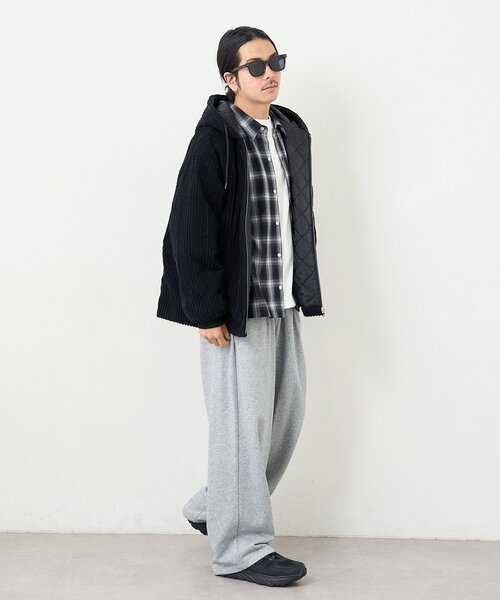 Kastane（カスタネ）の「【一部店舗限定/ユニセックス】BM コーデュロイ中綿パーカー（その他アウター・レディース・ブラック/カーキ・FREE）」の10枚目の写真