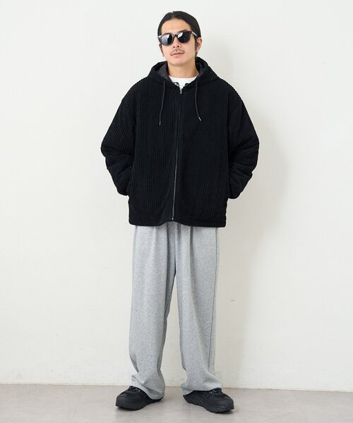 Kastane（カスタネ）の「【一部店舗限定/ユニセックス】BM コーデュロイ中綿パーカー（その他アウター・レディース・ブラック/カーキ・FREE）」の11枚目の写真