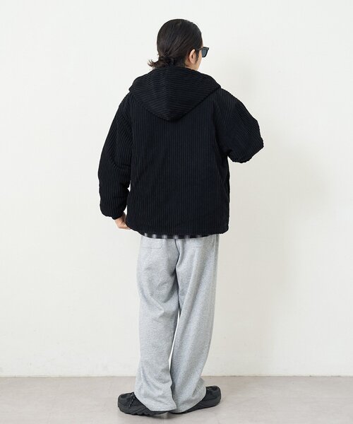 Kastane（カスタネ）の「【一部店舗限定/ユニセックス】BM コーデュロイ中綿パーカー（その他アウター・レディース・ブラック/カーキ・FREE）」の13枚目の写真