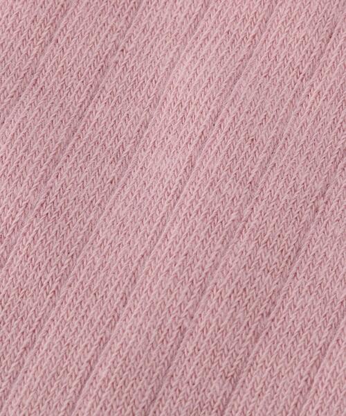 SHOO・LA・RUE（シューラルー）の「リボンレースアップ風ハイソックス（ソックス/靴下・キッズ・ピンク/アイボリー・75/79）」の7枚目の写真