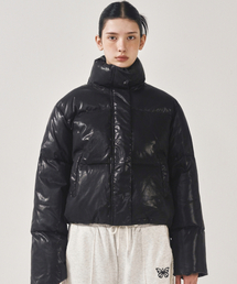 NICK&NICOLE | NICOLE GLOSSY SHORT PUFFER PADDING_BLACK(ダウンジャケット/コート)