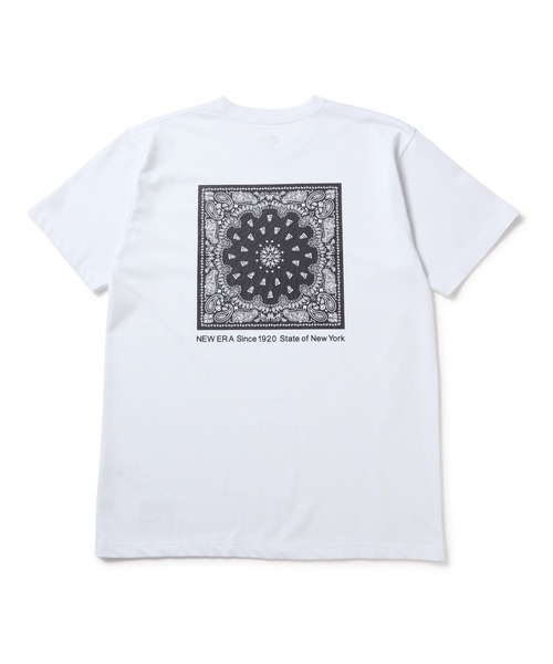 NEW ERA(ニューエラ)の「ニューエラ 半袖Tシャツ バンダナラバープリント(Tシャツ/カットソー・メンズ・ブラック/ベージュ/ホワイト・M/S/XXL/XL/L)」の4枚目の写真