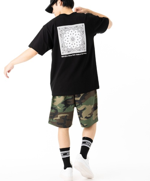 NEW ERA(ニューエラ)の「ニューエラ 半袖Tシャツ バンダナラバープリント(Tシャツ/カットソー・メンズ・ブラック/ベージュ/ホワイト・M/S/XXL/XL/L)」の14枚目の写真