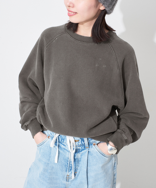 追加》Collegiate Pacific SLOBE別注 ダメージスウェット（スウェット 