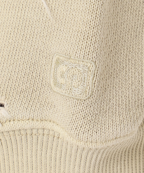 Collegiate Pacific（カレッジエイトパシフィック）の「《追加》Collegiate Pacific SLOBE別注 ダメージスウェット（スウェット・レディース・ブラウン/チャコールグレー・FREE）」の5枚目の写真