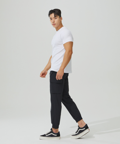 BLACK MONSTER FIT（ブラックモンスターフィット）の「コットンポリハーフスリーブ (ホワイト) / BM230106（Tシャツ/カットソー・メンズ・その他・MEDIUM/LARGE/X-LARGE/XX-LARGE）」の3枚目の写真