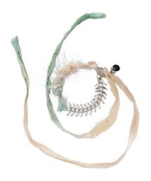 RURU（ルル）の「ROUGH SCARF BRACELET WHITE（ブレスレット）」