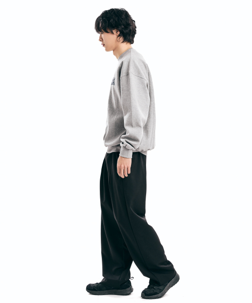 THAT'S IT(ザッツイット)の「ワンタックワイドフィットスラックス_ブラック(スラックス・レディース・ブラック・MEDIUM/LARGE/X-LARGE)」の3枚目の写真