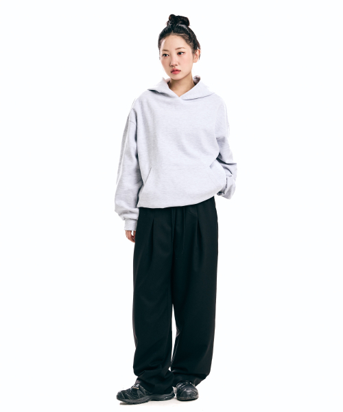 THAT'S IT(ザッツイット)の「ワンタックワイドフィットスラックス_ブラック(スラックス・レディース・ブラック・MEDIUM/LARGE/X-LARGE)」の4枚目の写真