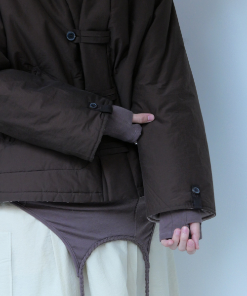 CHAMASPORTSLAB(チャマ スポーツラボ)の「Wool Blend Hoody_ Mocha(パーカー・レディース・モカ・FREE)」の7枚目の写真