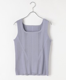 PAGEBOY | ＜自宅で洗える！イージーケア＞ スクエアネックリブタンク(タンクトップ)