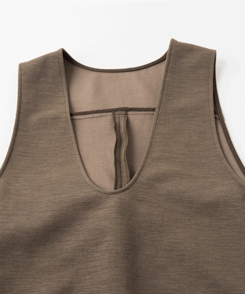 LA MARINE FRANCAISE(マリン フランセーズ)の「ジャージーUネックジャンスカ(ワンピース・レディース・ブラック/オリーブ・FREE)」の8枚目の写真