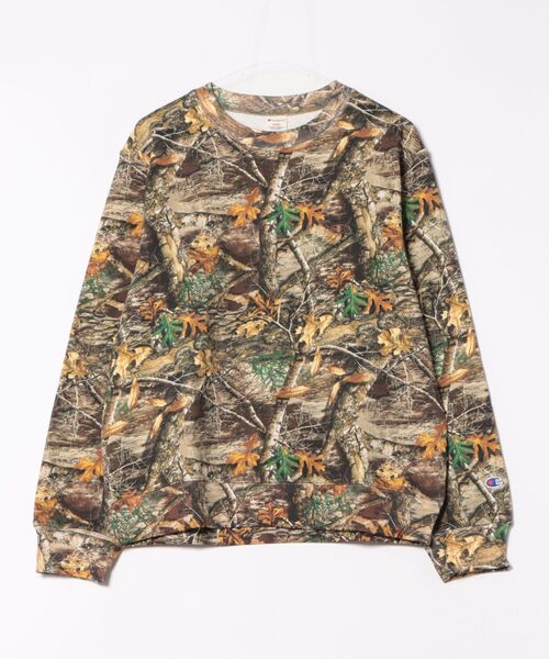Champion(チャンピオン)の「【Champion】C3-D010 CREW NECK SWEATSHIRT(スウェット・メンズ・ブラック/グリーン・XL/L/M)」の1枚目の写真