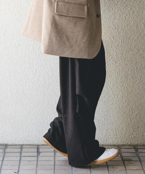 SENSE OF PLACE by URBAN RESEARCH（センスオブプレイスバイアーバンリサーチ）の「『WEB/一部店舗限定』ブラッシュドイージーパラシュートパンツ（その他パンツ・メンズ・ブラウン/チャコールグレー・MEDIUM/LARGE）」の20枚目の写真