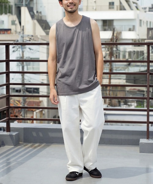 MAISON CLUB（メゾンクラブ）の「【MAISON CLUB】Premium Cooling Dry Tank Top/ プレミアムクーリングドライタンクトップ　速乾/接触冷感　WILL（タンクトップ・メンズ・ブラック/ホワイト/グレー・XS/XL/L/M/S）」の13枚目の写真