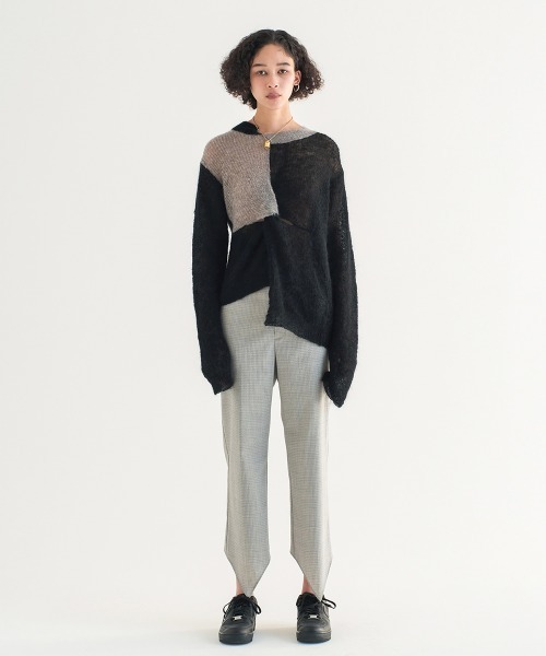 soduk（スドーク）の「【soduk】handkerchief trousers（スラックス・レディース・ブラック/ライトグレー/ブラウン・SMALL/MEDIUM）」の15枚目の写真
