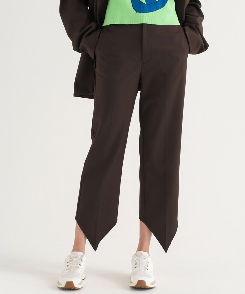 soduk（スドーク）の「【soduk】handkerchief trousers（スラックス・レディース・ブラック/ライトグレー/ブラウン・SMALL/MEDIUM）」の10枚目の写真