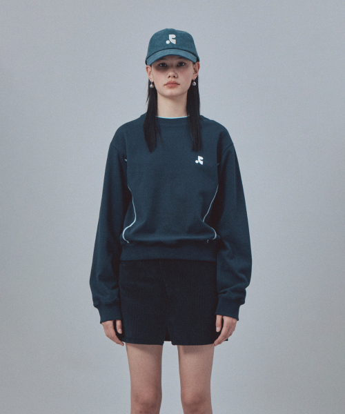 Rest&Recreation(レストアンドレクリエーション)の「LAYERED SWEATSHIRT - NAVY(スウェット・レディース・その他・ONE)」の3枚目の写真