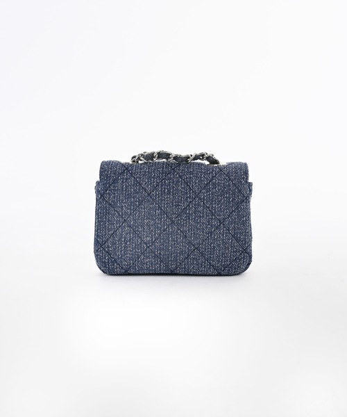 Narcissus（ナルシス）の「デニムショルダーバッグ/ミニショルダー（ショルダーバッグ・レディース・ブラック/ブルー・FREE）」の6枚目の写真