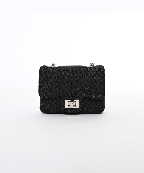 Narcissus（ナルシス）の「デニムショルダーバッグ/ミニショルダー（ショルダーバッグ・レディース・ブラック/ブルー・FREE）」の12枚目の写真