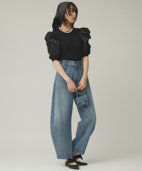 Narcissus（ナルシス）の「デニムショルダーバッグ/ミニショルダー（ショルダーバッグ・レディース・ブラック/ブルー・FREE）」の11枚目の写真