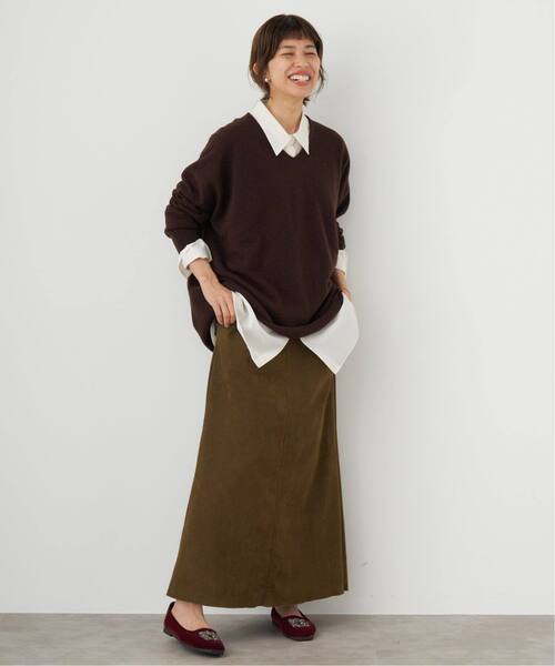 追加4》Fineニュージーウール ニュアンス Vプルオーバー（ニット