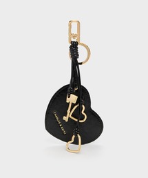 CHARLES & KEITH | Ciara シアラ ハートアンドキーチャーム(キーケース/キーアクセサリー)