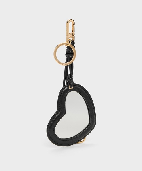 CHARLES & KEITH(チャールズ & キース)の「Ciara シアラ ハートアンドキーチャーム(キーケース/キーアクセサリー・レディース・バーガンディー/ブラック・FREE)」の12枚目の写真
