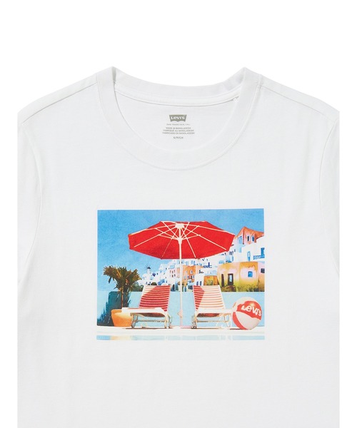 Levi's(リーバイス)の「Levi's/リーバイス グラフィックフェイバリットTシャツ(Tシャツ/カットソー・レディース・ホワイト・XS/S/M)」の6枚目の写真