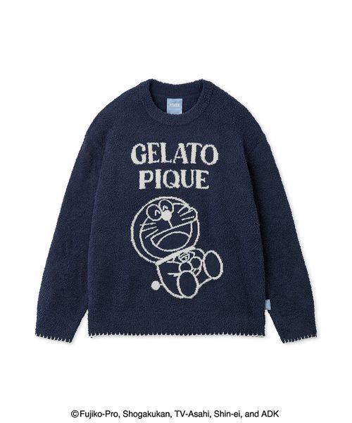 ドラえもん】【メンズ】ベビモコジャガードプルオーバー（ルームウェア