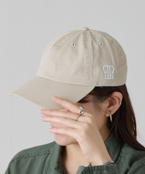 COLLAGE GALLARDAGALANTE（コラージュガリャルダガランテ）の「刺繍ロゴキャップ（キャップ・レディース・グレー/ベージュ・FREE）」の2枚目の写真