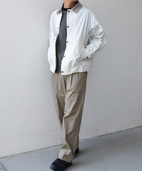 SHIPS any（シップス エニィ）の「【SHIPS any 別注】Bollington:〈洗濯機可能〉ショート ライト ハンティングジャケット◇（ブルゾン・メンズ・ストーン/チャコールグレー/ライトブルー/ネイビー・LARGE/MEDIUM）」の5枚目の写真