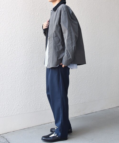 SHIPS any（シップス エニィ）の「【SHIPS any 別注】Bollington:〈洗濯機可能〉ショート ライト ハンティングジャケット◇（ブルゾン・メンズ・ストーン/チャコールグレー/ライトブルー/ネイビー・LARGE/MEDIUM）」の11枚目の写真