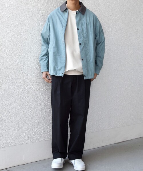 SHIPS any（シップス エニィ）の「【SHIPS any 別注】Bollington:〈洗濯機可能〉ショート ライト ハンティングジャケット◇（ブルゾン・メンズ・ストーン/チャコールグレー/ライトブルー/ネイビー・LARGE/MEDIUM）」の15枚目の写真