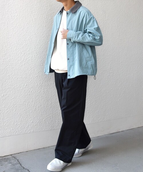 SHIPS any（シップス エニィ）の「【SHIPS any 別注】Bollington:〈洗濯機可能〉ショート ライト ハンティングジャケット◇（ブルゾン・メンズ・ストーン/チャコールグレー/ライトブルー/ネイビー・LARGE/MEDIUM）」の16枚目の写真