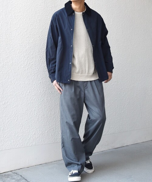 SHIPS any（シップス エニィ）の「【SHIPS any 別注】Bollington:〈洗濯機可能〉ショート ライト ハンティングジャケット◇（ブルゾン・メンズ・ストーン/チャコールグレー/ライトブルー/ネイビー・LARGE/MEDIUM）」の20枚目の写真