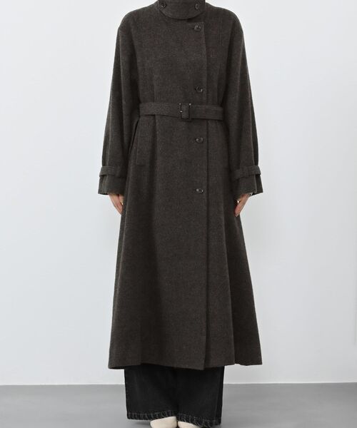 セミダブルバックフレアウールコート 【低身長・小柄女性】（その他