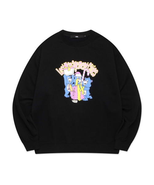LMCの「SURPRISE BEAR SWEATSHIRT black(スウェット・レディース・その他・S/M/L/XL)」の1枚目の写真